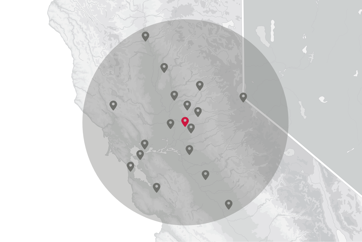 TMPFNC Delivery area map